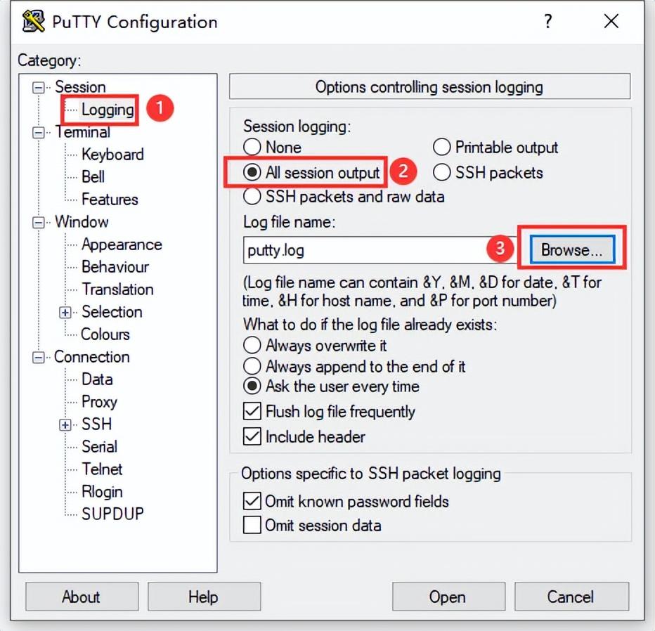 解决putty使用过程中遇到的一些的问题,第4张